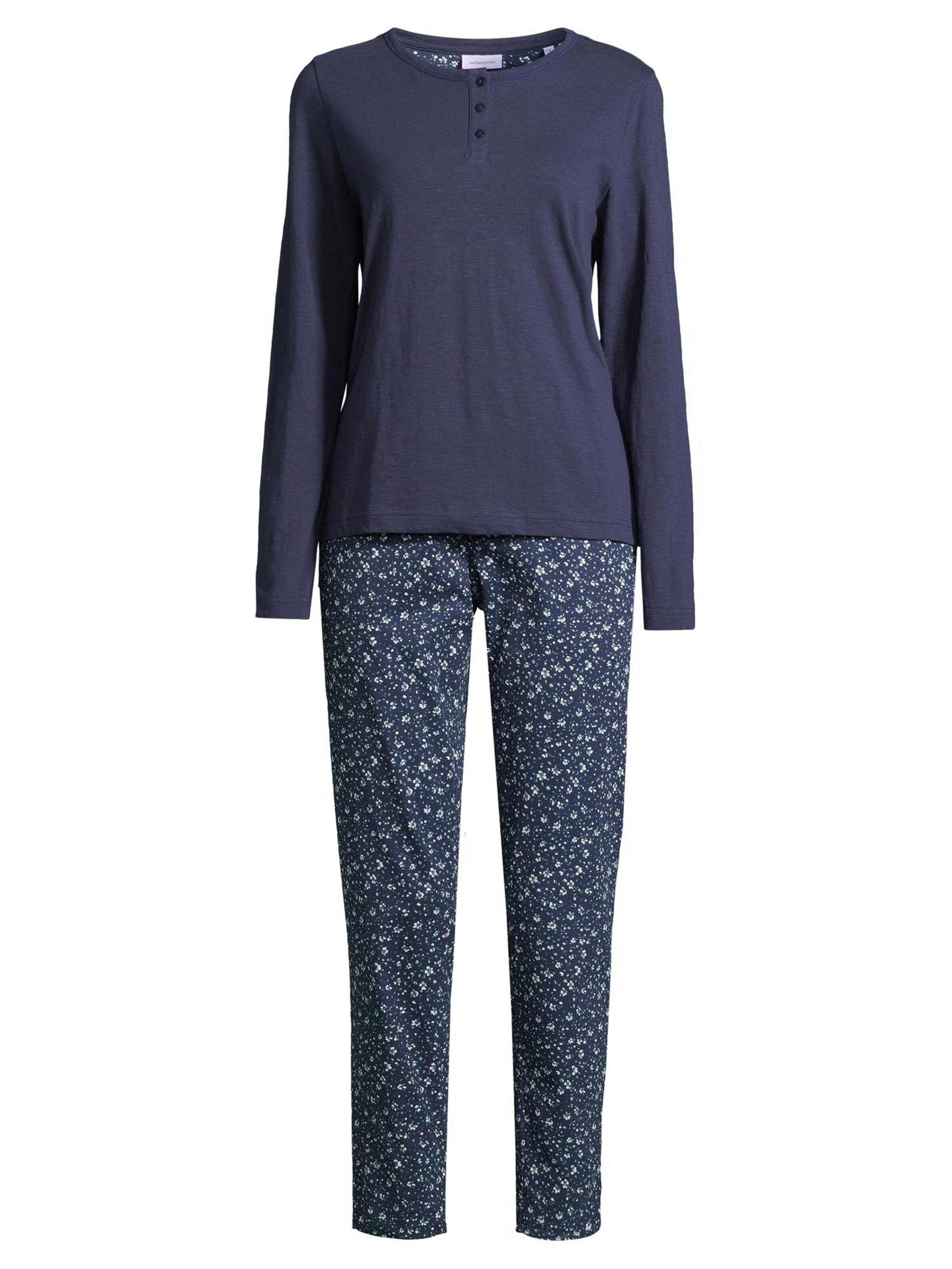 SEIDENSTICKER Pajama 'Soft Knits' in Blue: front