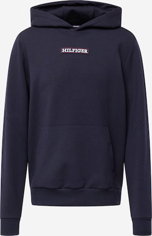 TOMMY HILFIGER Суичър в синьо: отпред