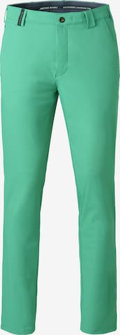 MEYER Chino trousers in Green: front