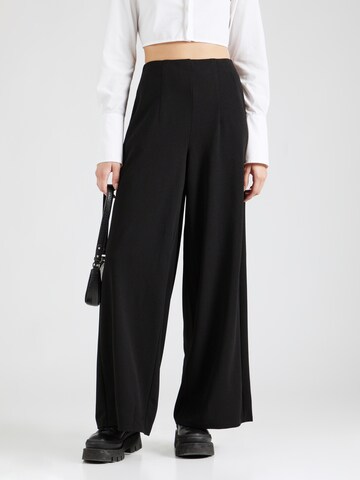 VERO MODA Wide Leg Hose 'VMLAVA' in Schwarz: Vorderseite