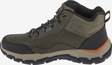 SKECHERS Lace-Up Boots 'Skechers Santoro - Hopkins' in Green: front