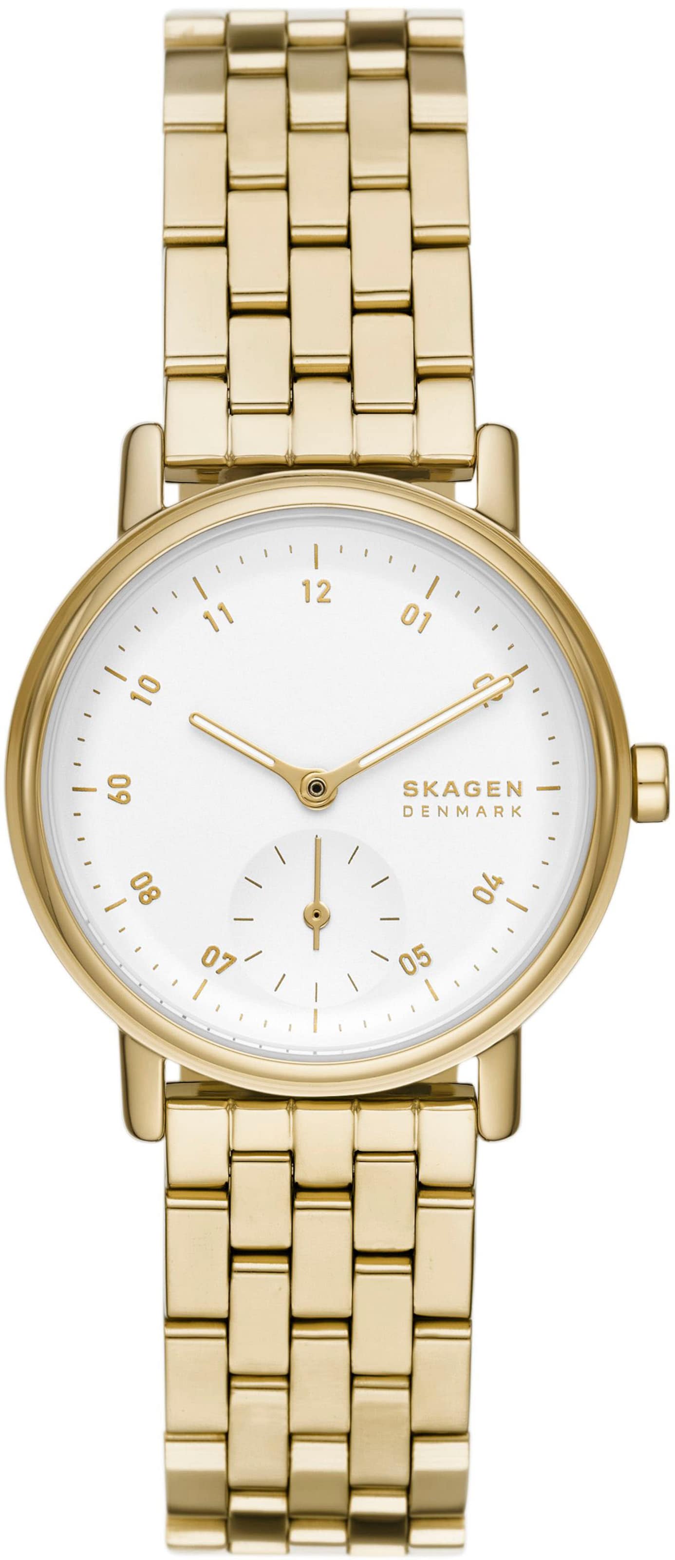 SKAGEN Uhr in Gold: Vorderseite