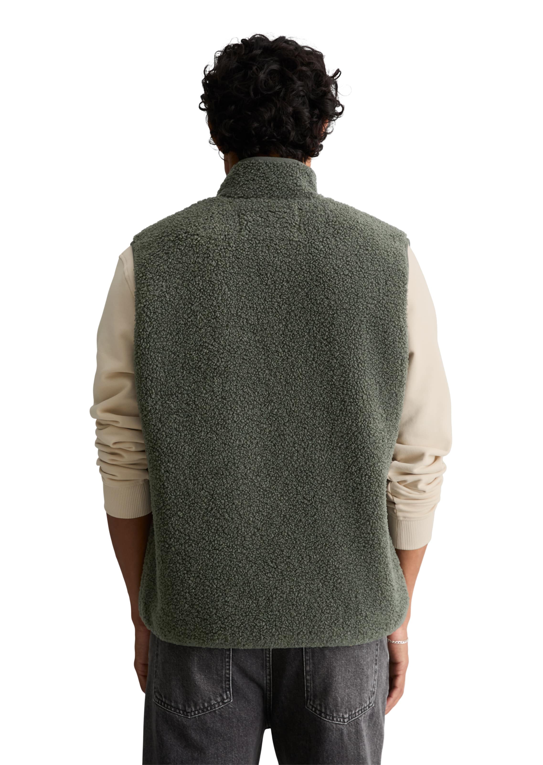 Marc O'Polo DENIM Vest in Green: back