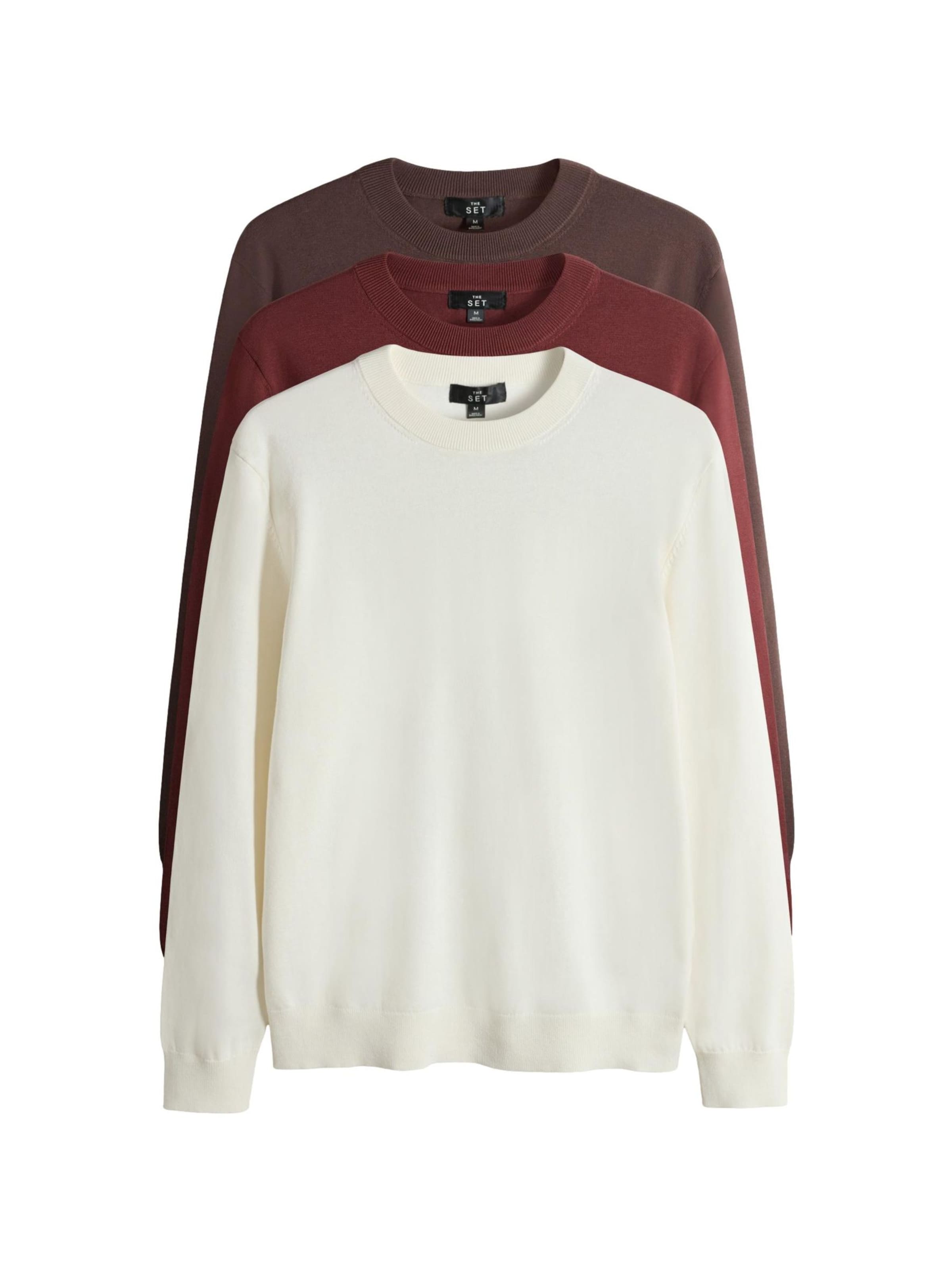 Pullover di The Set in beige: frontale