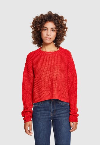 Urban Classics Sweater in Red