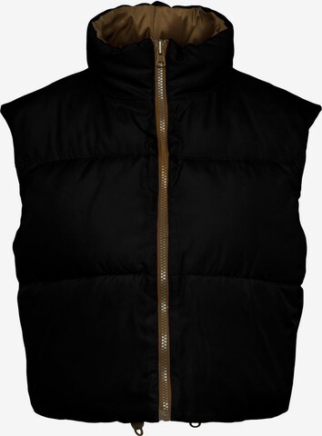 PIECES Vest 'Nadia' in Black: front