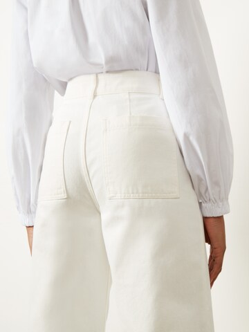 Wide Leg Jean 'Carlotta' Aligne en beige