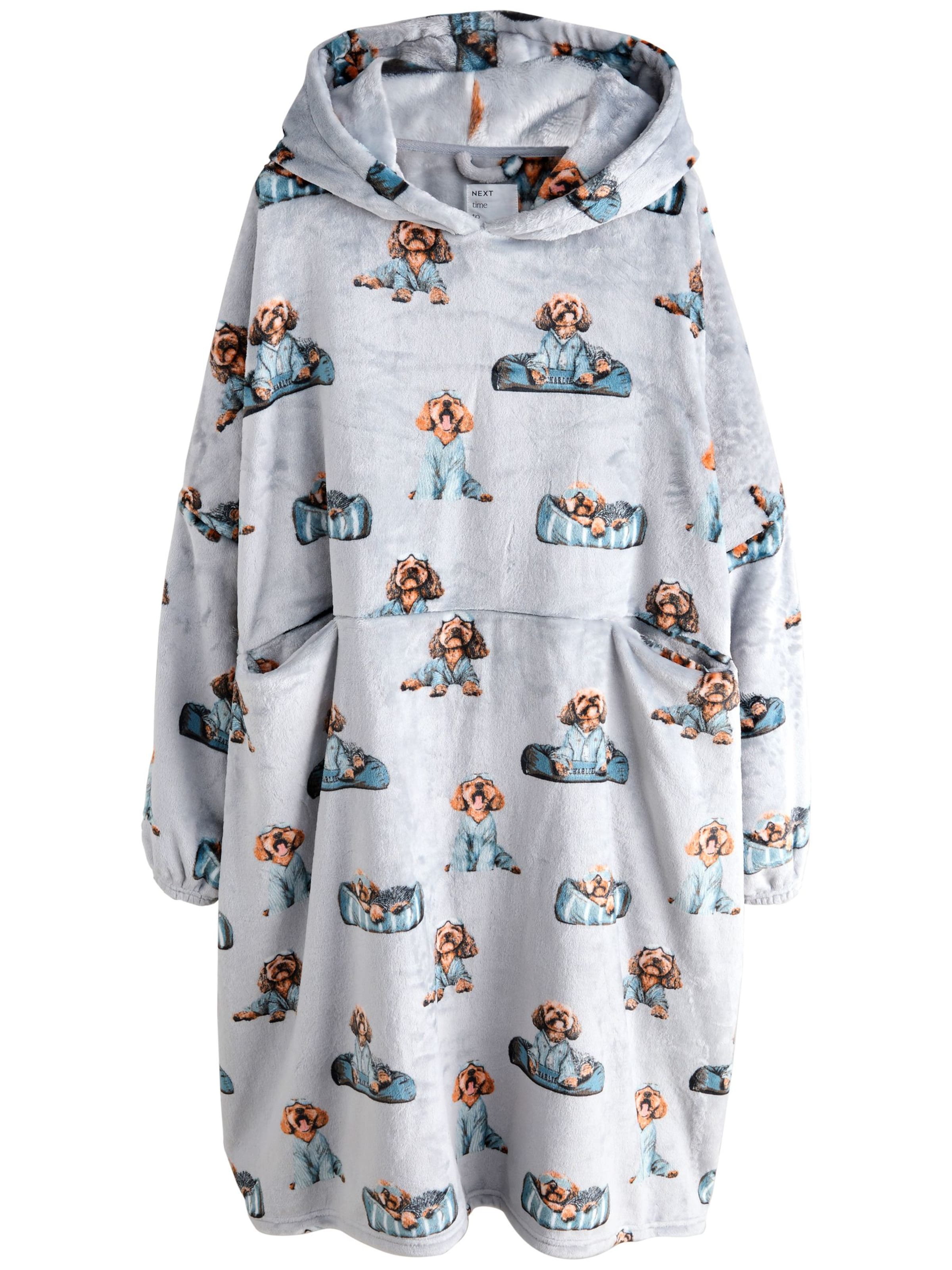 Next Krátky župan - Sivá: predná strana