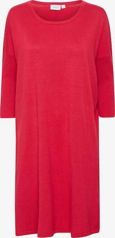 Robes en maille 'Mila' SAINT TROPEZ en rouge : devant