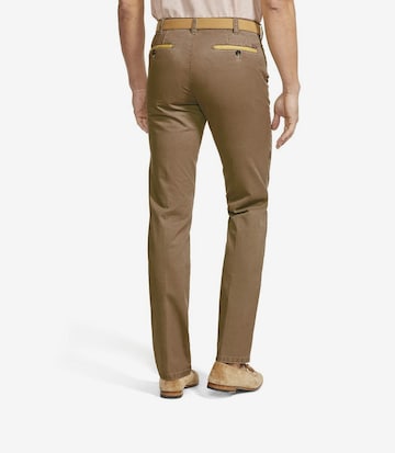 Meyer Hosen Slim fit Chino Pants 'Diego' in Brown