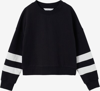 MANGO KIDS Sweatshirt 'Berna' in Black / White, Item view