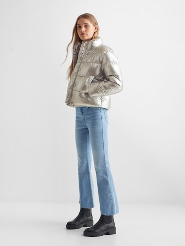 MANGO TEEN Between-Season Jacket 'Avatar' in Silver