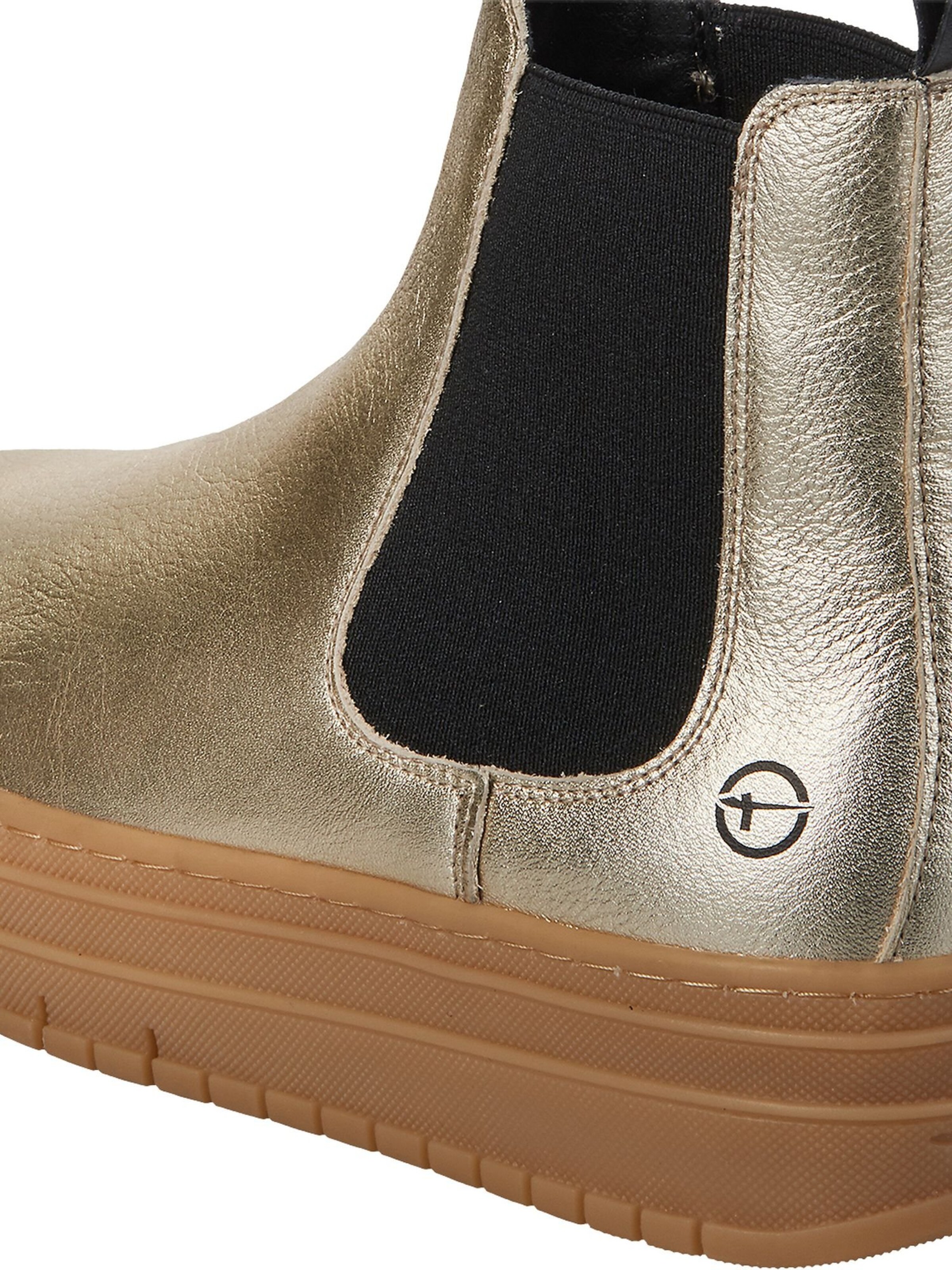 Tamaris Chelsea boots in Goud