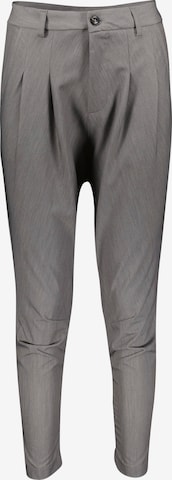 IMPERIAL Tapered Pleat-Front Pants in Grey: front