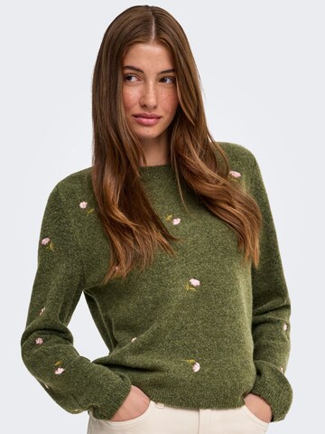ONLY Pullover 'SHINE' in Grün