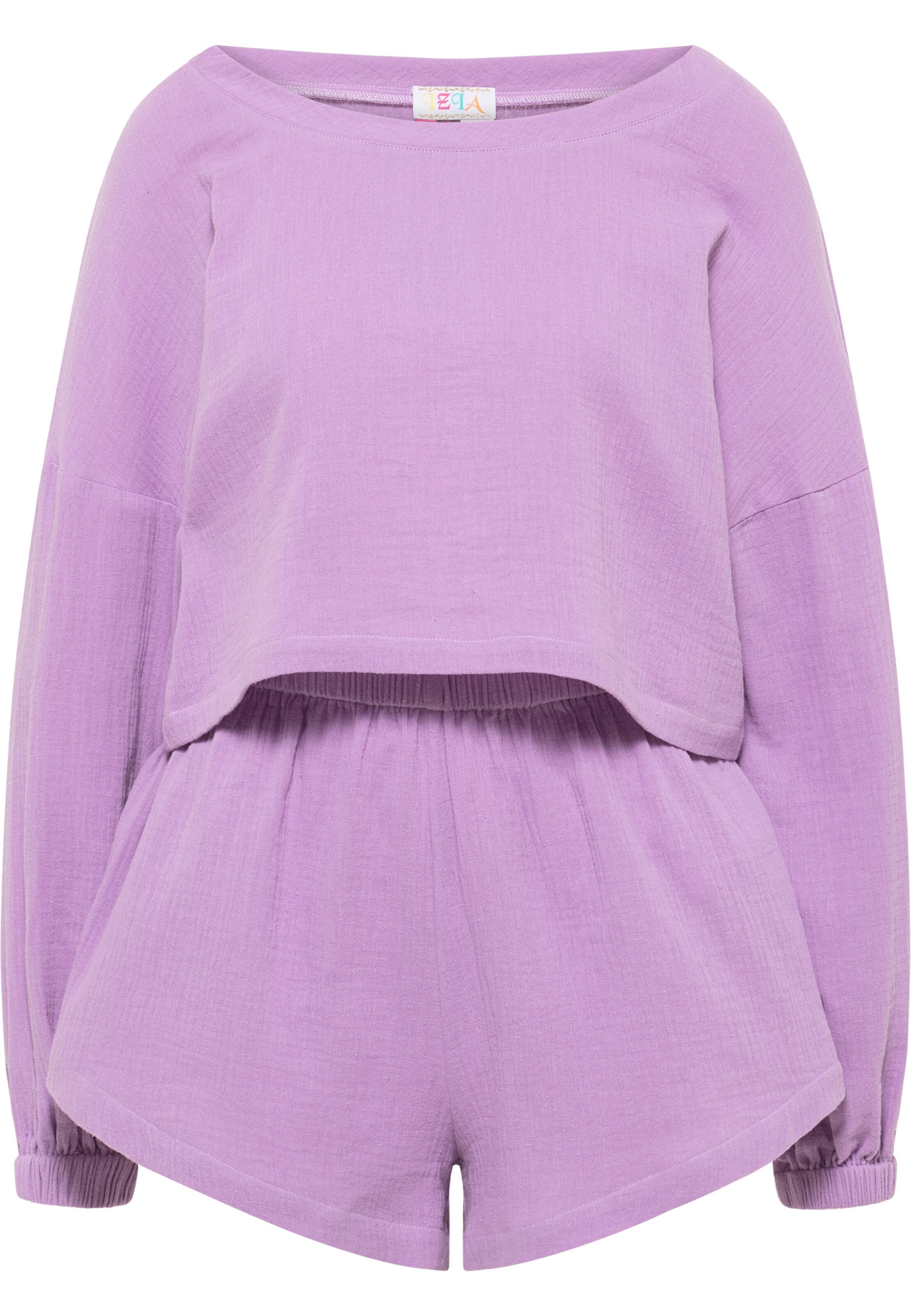 Completo pantalone di IZIA in lilla: frontale