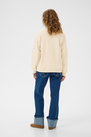 Cream Sweatshirt 'CRDaria' in Beige