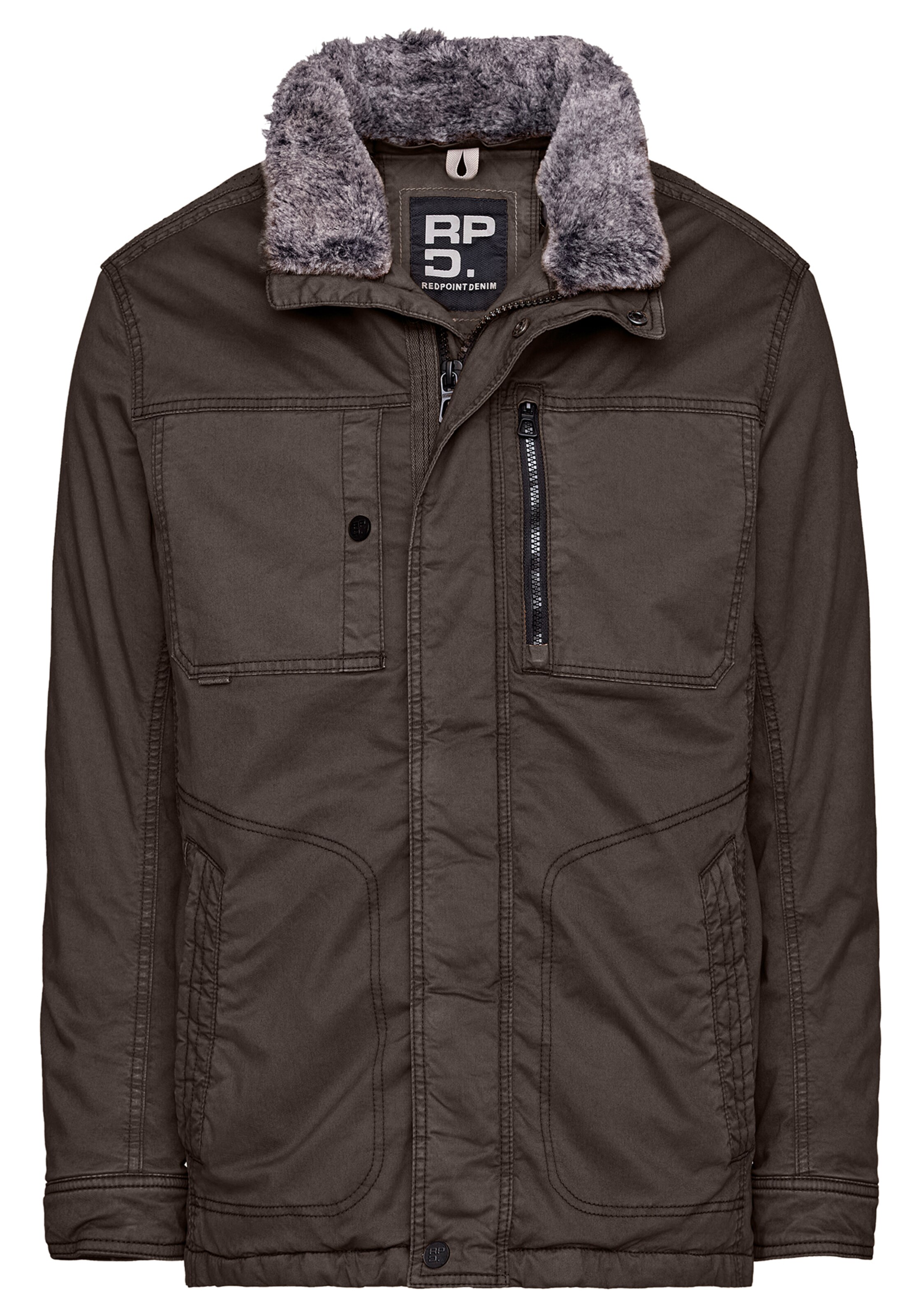 REDPOINT Winter Jacket in Green: front