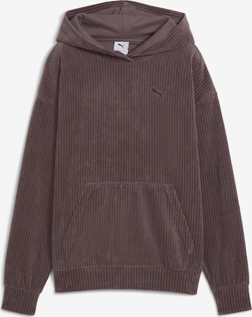 Sweat-shirt 'Essentials' PUMA en violet : devant