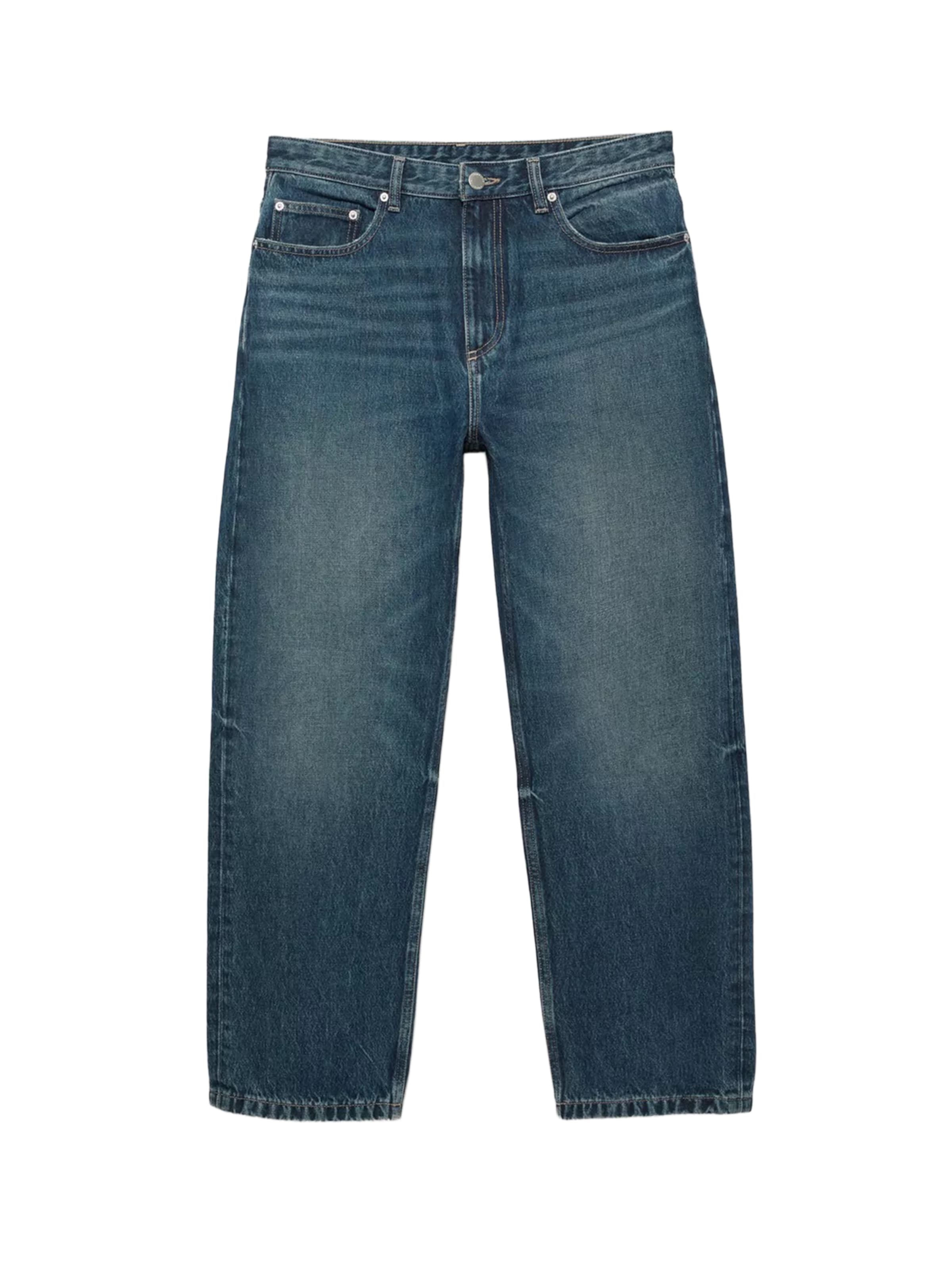 Pull&Bear Baggy Farkut värissä sininen: etupuoli