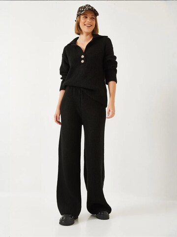 Bianco Lucci Broekpak in Zwart