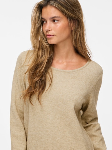 Robes en maille 'RIL ' VILA en beige