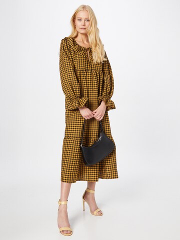 Damson Madder Shirt Dress 'GLORIA' in Yellow