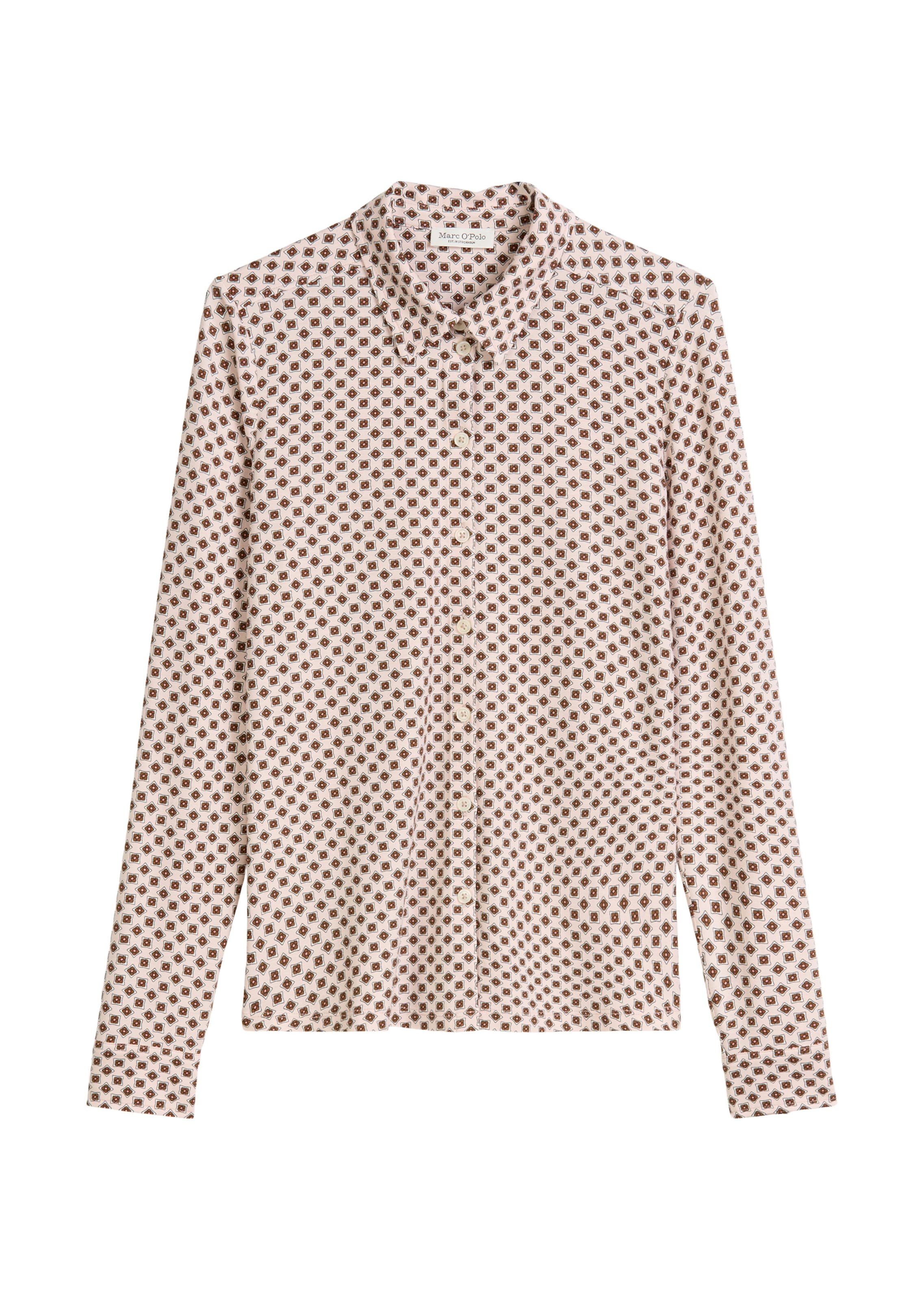 Chemisier Marc O'Polo en beige : devant