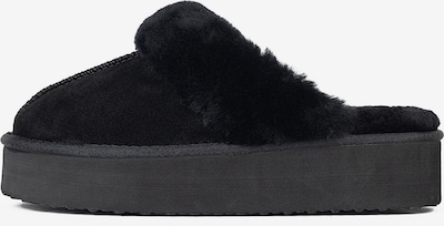 Papuci de casă 'Emeline' Gooce pe negru, Vizualizare produs