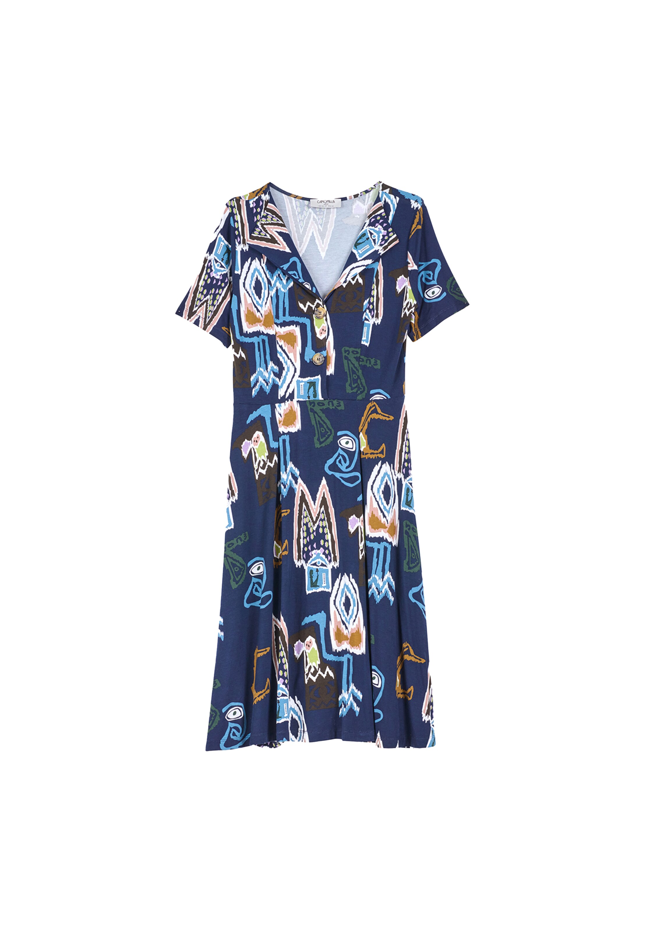 Abito 'AMARCORD' di Camomilla Italia in blu: frontale