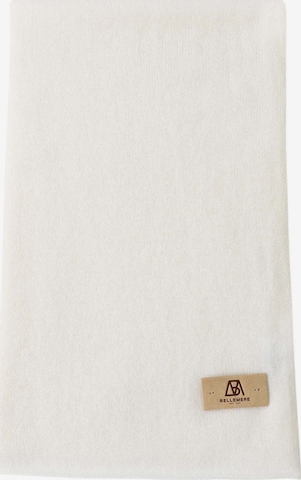 BELLEMERE NEW YORK Scarf 'Schal aus reinem Kaschmir' in White: front