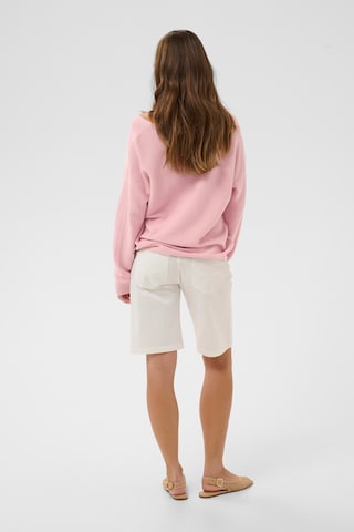 Cream Sweater 'Sillar' in Pink