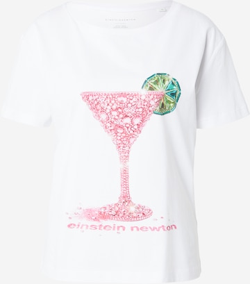 EINSTEIN & NEWTON Paita 'Glitter Cocktail' värissä valkoinen: etupuoli