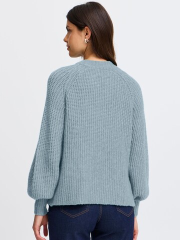 Fransa Knit cardigan in Blue