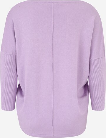 Freequent Sweater 'JONE' in Purple