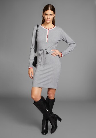 HECHTER PARIS Knitted dress in Grey