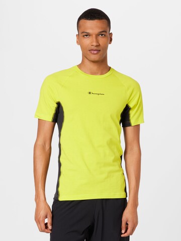 Champion Authentic Athletic Apparel Performance Shirt in Yellow: front