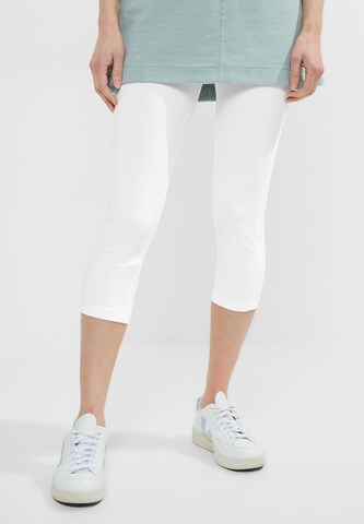 CECIL Skinny Leggings in Wit: voorkant