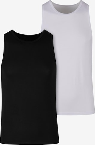 Urban Classics Top in Schwarz: Vorderseite