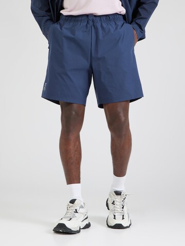 Loosefit Pantalon de sport On en bleu : devant