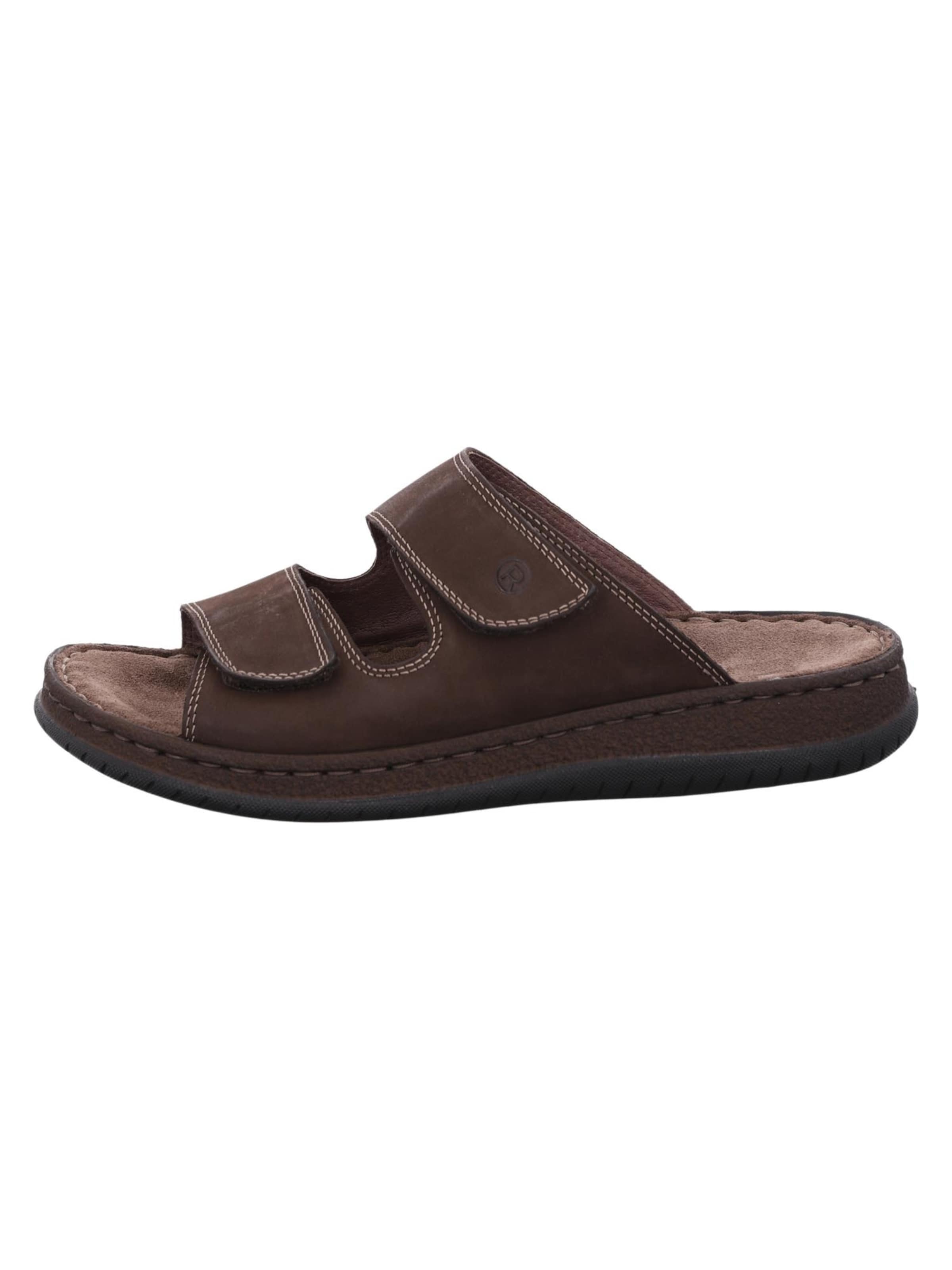 ROHDE Mules 'Alassio' in Brown: front