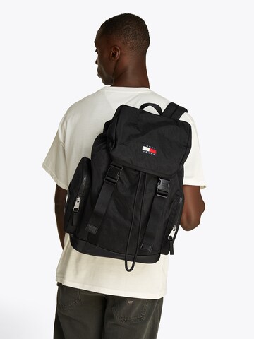 Tommy Jeans Rugzak in Zwart: voorkant