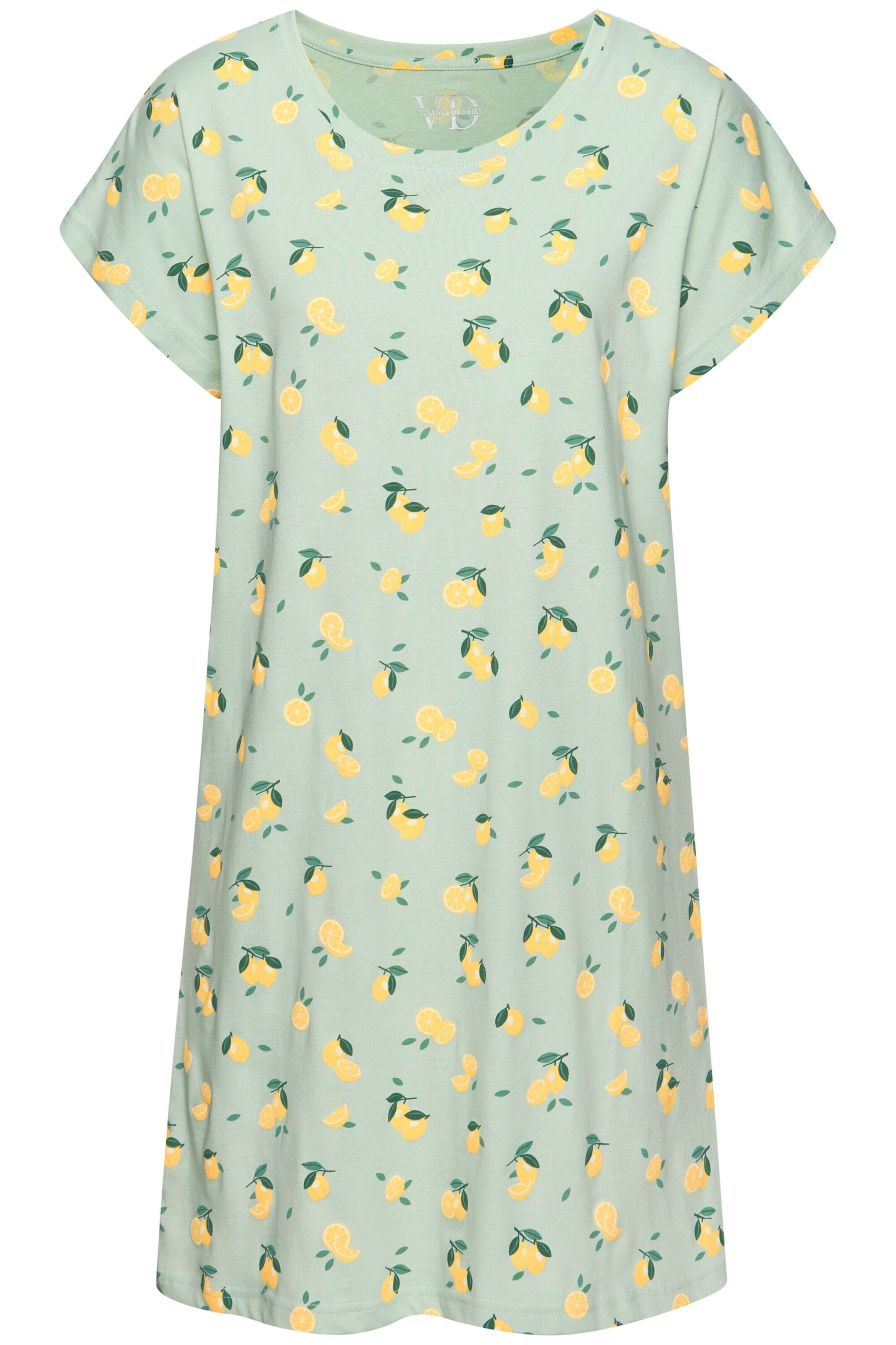 VIVANCE Nachthemd in Grün: Vorderseite