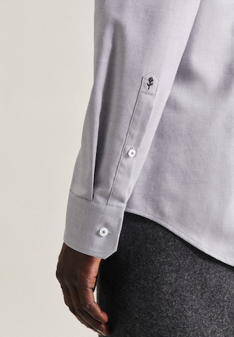 SEIDENSTICKER Slim fit Business Shirt in Grey