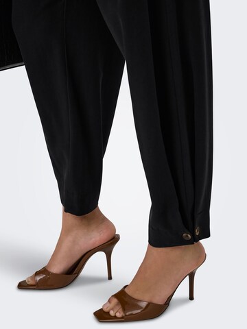 JDY Regular Trousers 'JDYasta' in Black