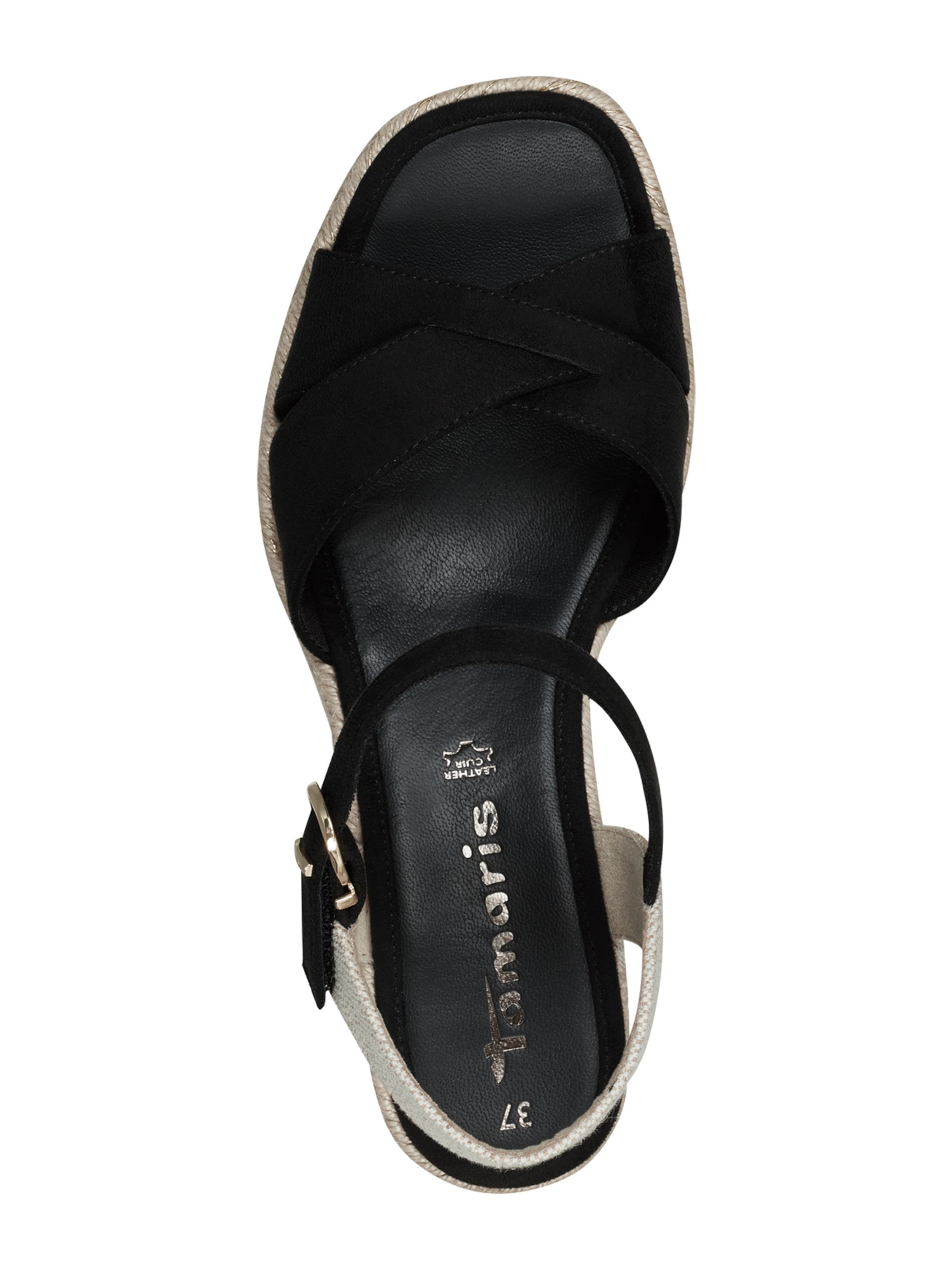 Tamaris Sandale in Schwarz