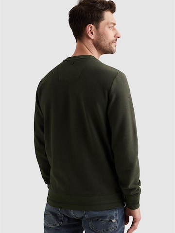 PME Legend - Sudadera 'PME LEGEND - Sweatshirt with artwork and ribbed collar' en verde