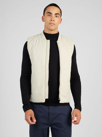 Gilet Lindbergh en beige : devant