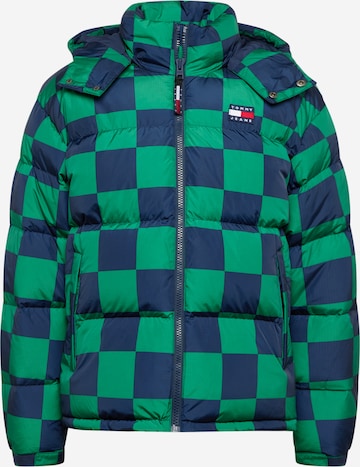 Tommy Jeans Winterjas 'Alaska' in Groen: voorkant