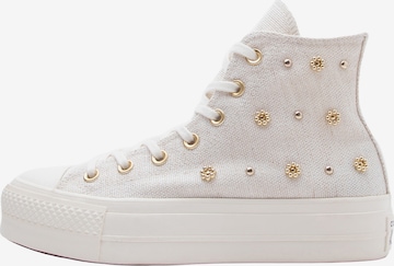 CONVERSE Korkeavartiset tennarit 'CTAS' värissä valkoinen: etupuoli